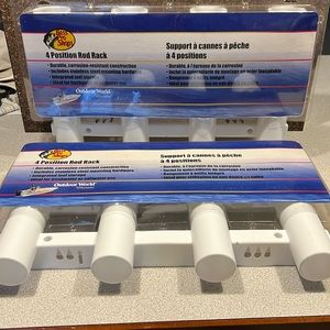 Bass Pro Shops 4position Rod Rack (2) New in package